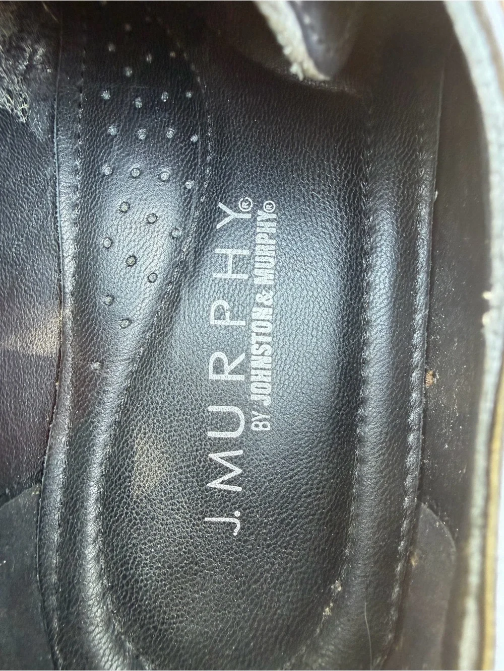 Johnston & Murphy Men's Black Cap-Toe Derby Dress Shoes Size 14M Excellent *